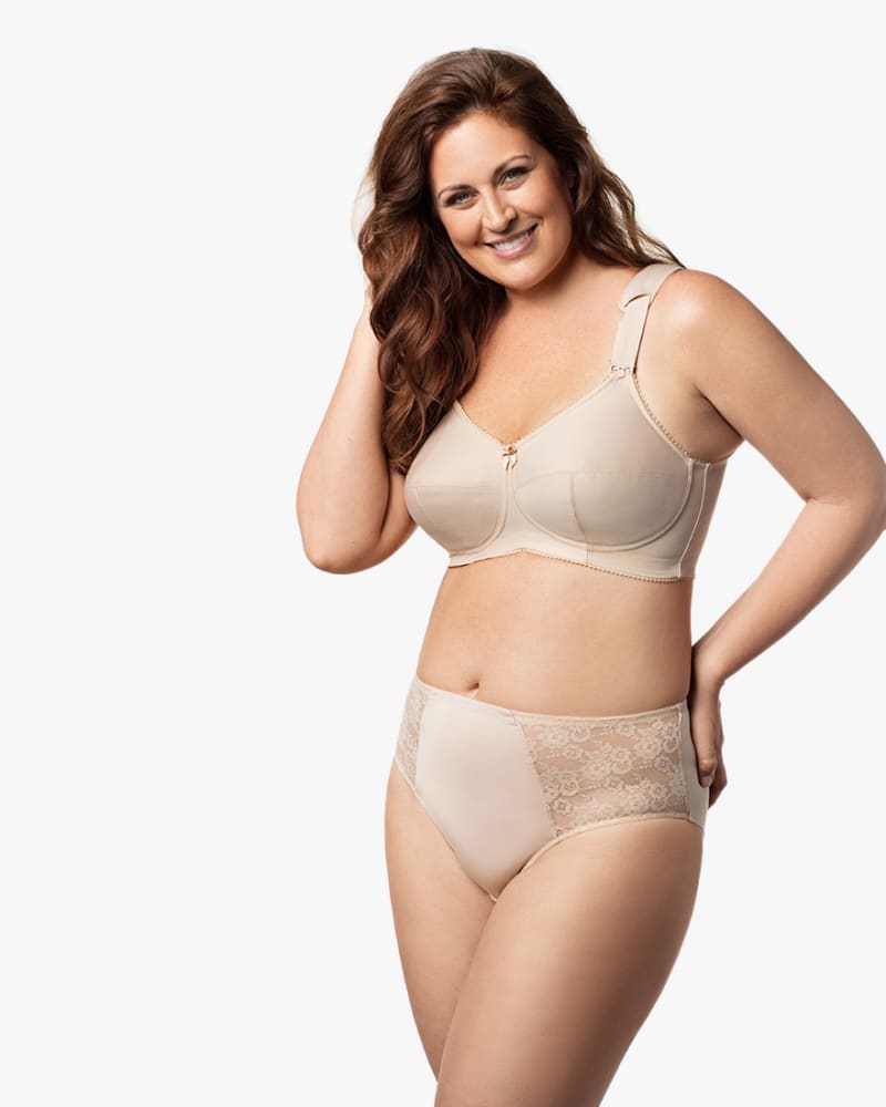 Nude Full Coverage Wire Free Bra, Elila