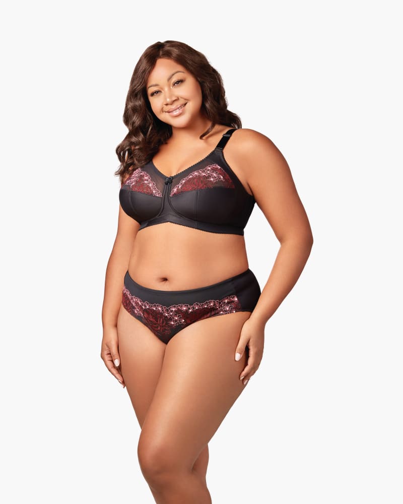 Lorelei Plus Size Lace-Trim Full Coverage Softcup Bra, Dia&Co