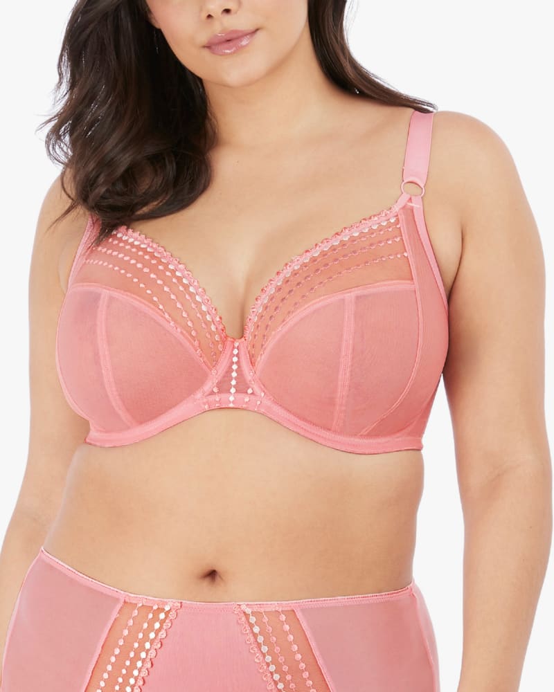 Molly Plunge Underwired Bra in Pink