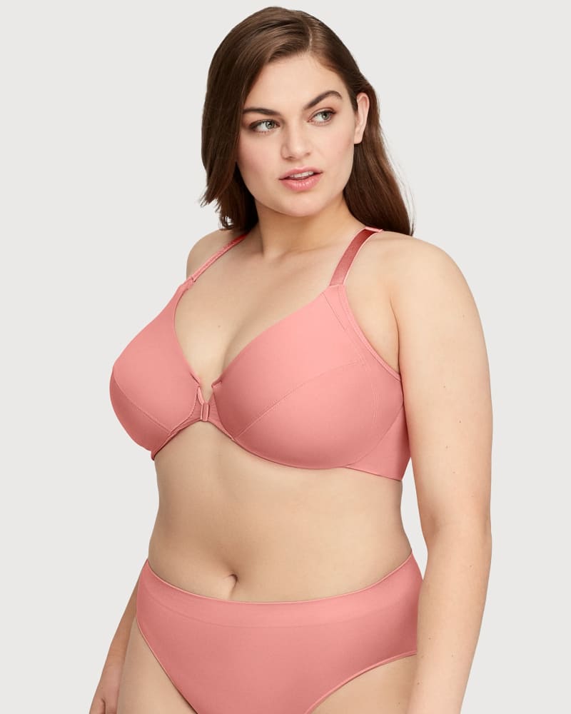 Apricot Nylon Bra