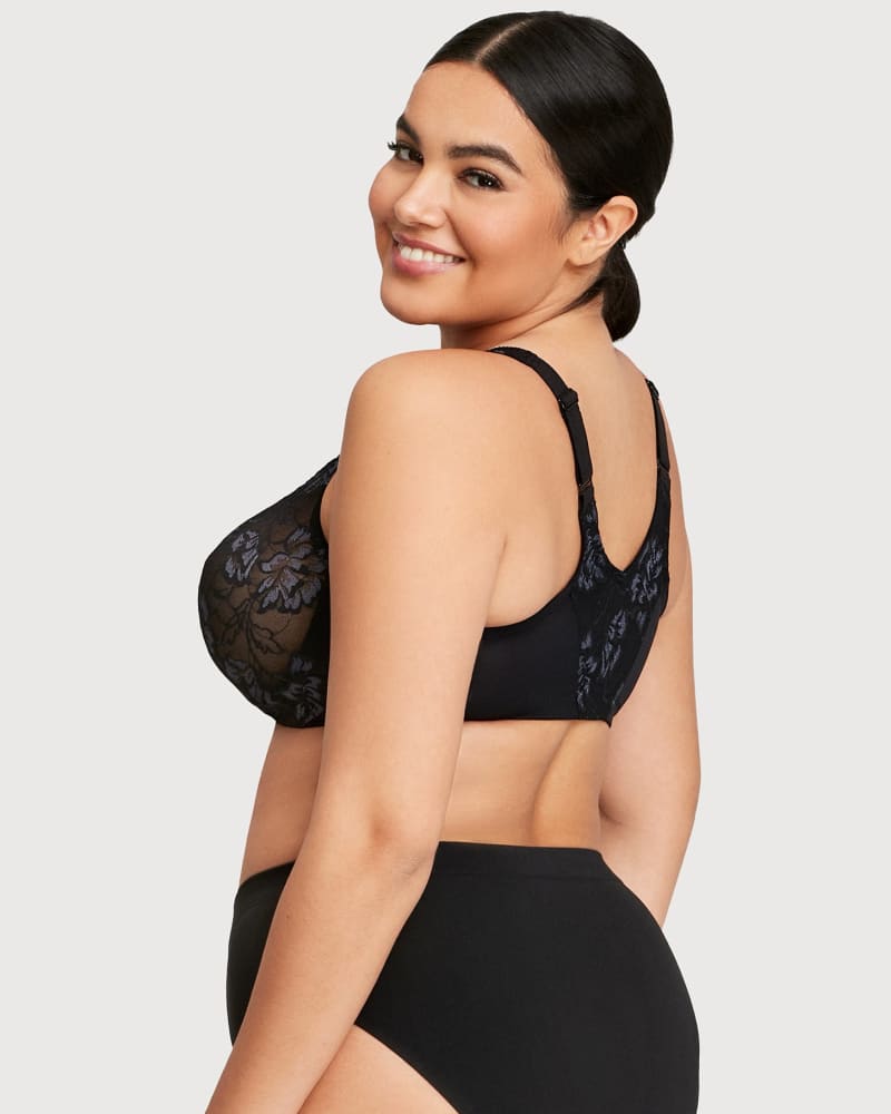 Glamorise Womens Front-closure T-back Wonderwire Underwire Bra 1246 Black  42c : Target