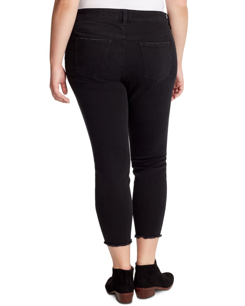 Jessica Simpson Women's Trendy Kiss Me Skinny Ankle Jeans Black 14W