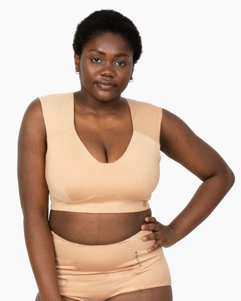 Freedom Knitwear Built-In Bra Shirt in Freedom StayFresh Travel