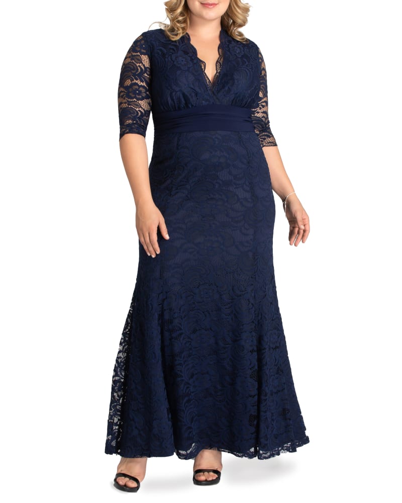 Screen Siren Lace Evening Gown