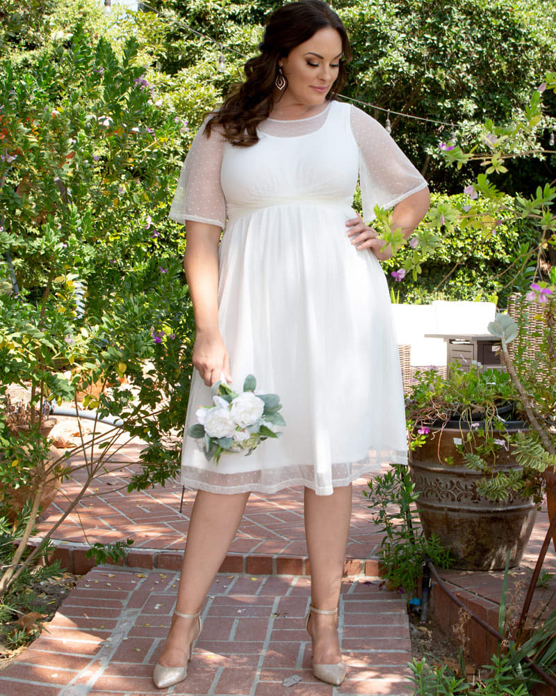 Ivory Plus Size Dresses for Women