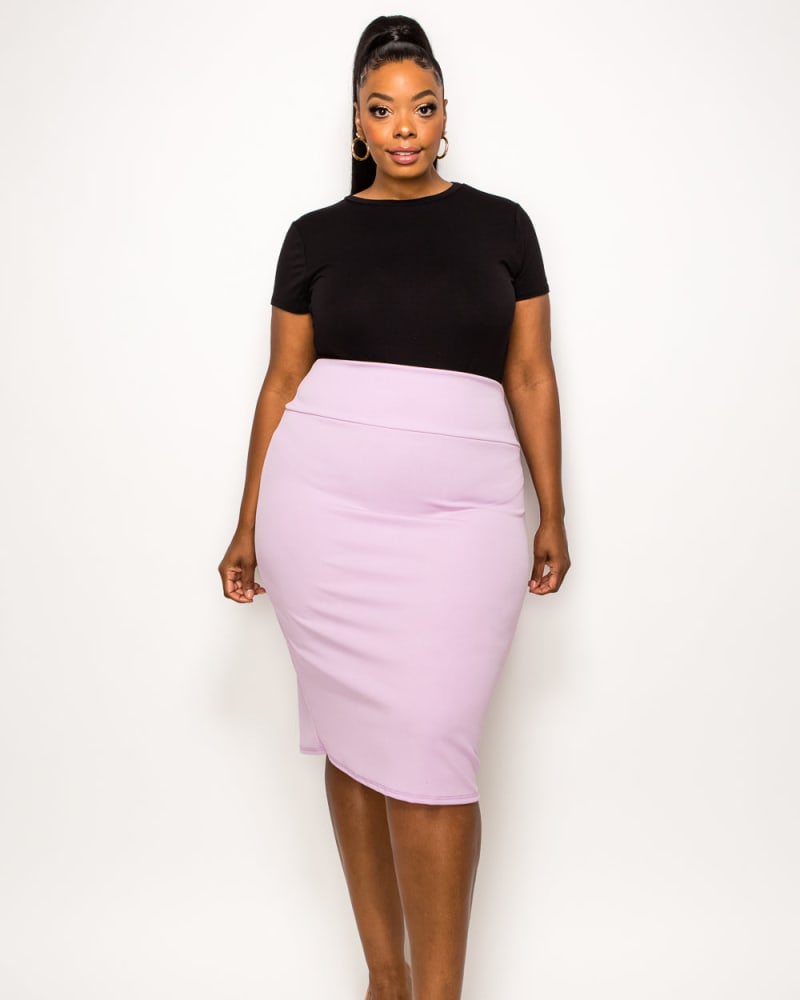 Plus Size Pencil Skirt |