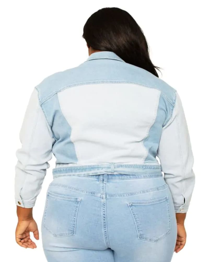 Lucky Brand Trendy Plus Size Cotton Denim Jacket - Macy's