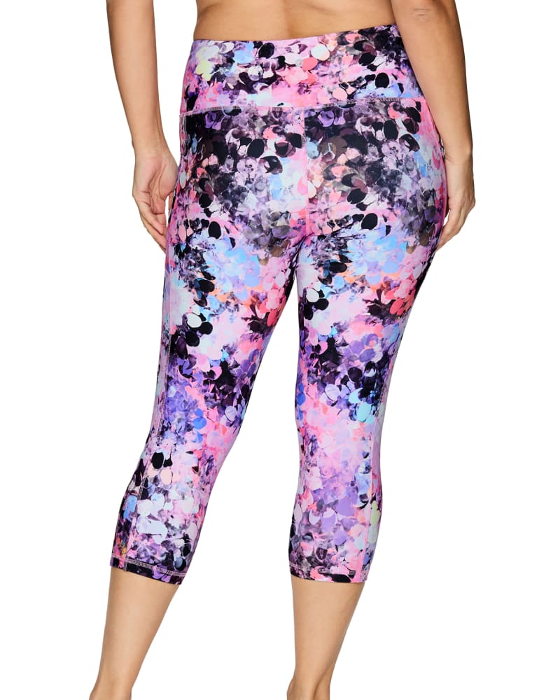 RBX Women's Capri High Waisted Active Leggings Side Leg Pockets