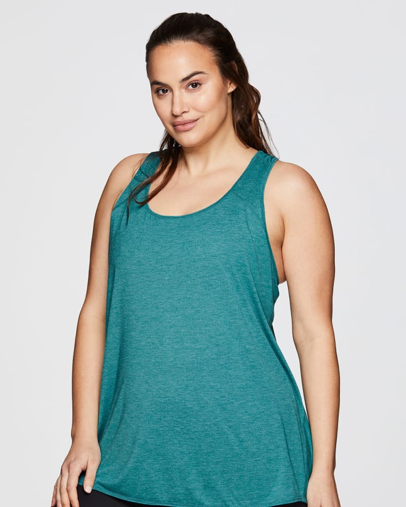 Plus Size Prime Relaxed Twist Back Tank Top