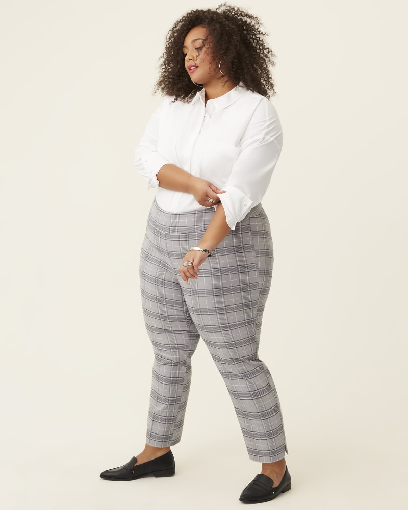 Plus Size Narcissa Pull-on Pants | Charcoal Grey