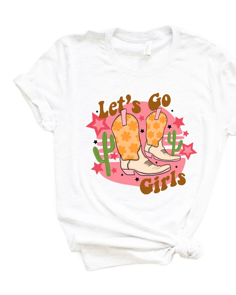 Girls Short Sleeve Girl Graphic Tee