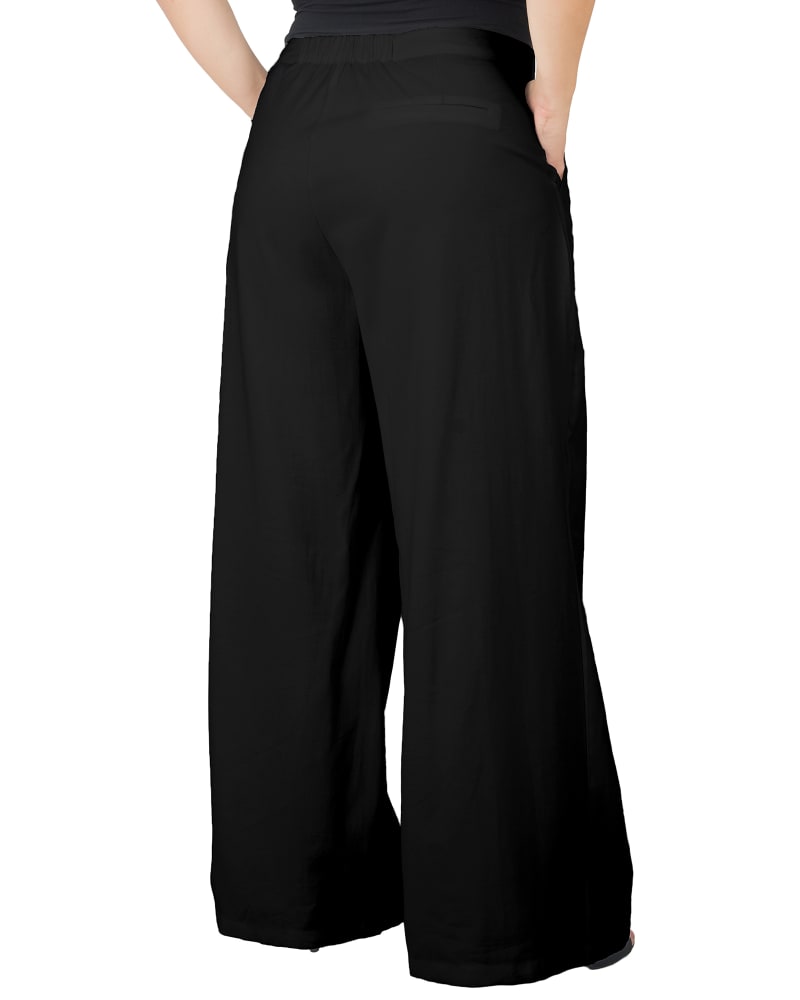 Polise Black | High-Waisted Wide-Leg Pants