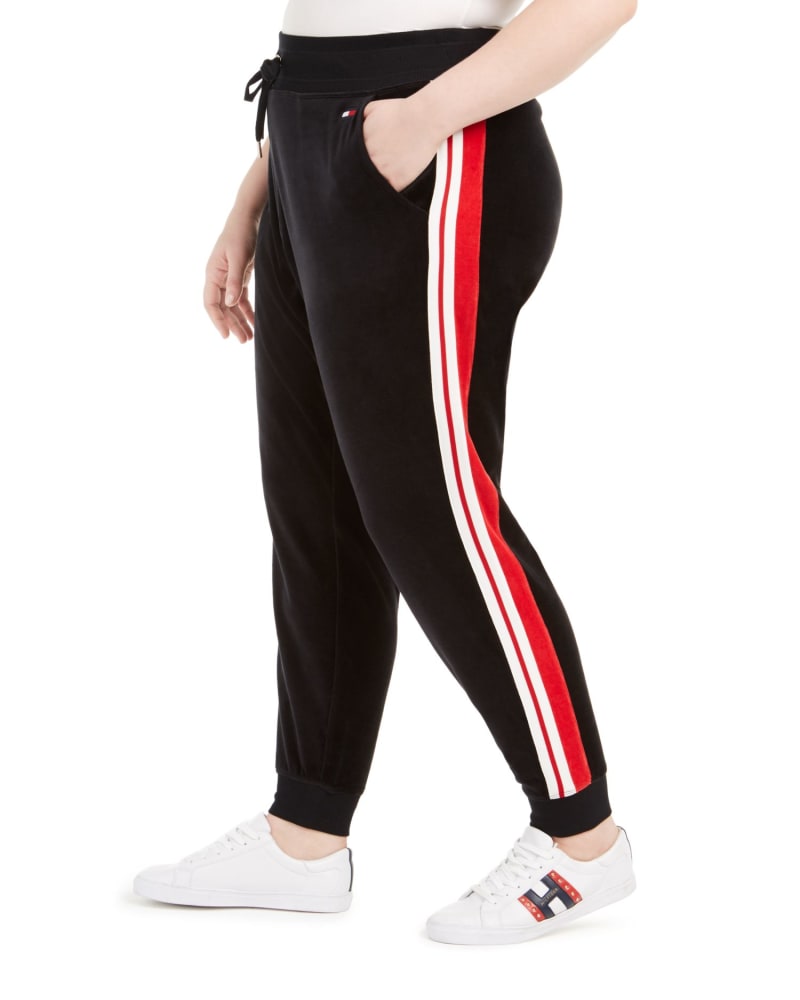 Tommy Hilfiger Sport Womens Plus size Sweatpants Fitness Jogger Pants,  Pink, 1X