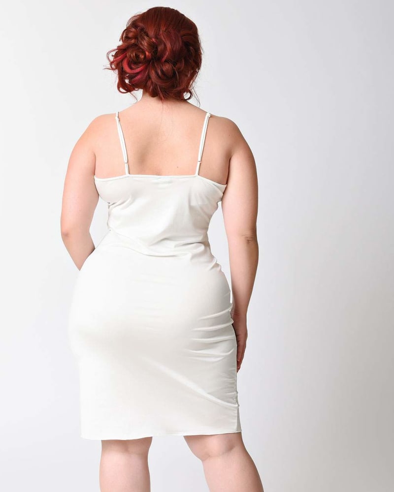 Merlette Short Slip Dress in White