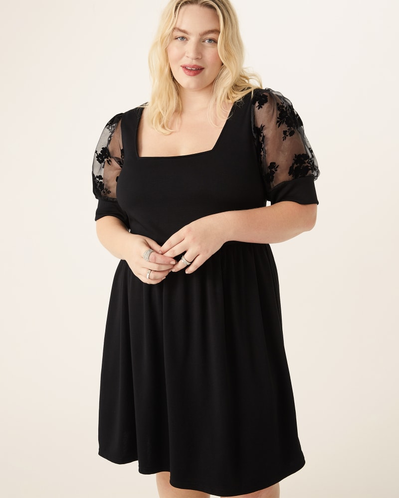 Whitney Plus Size Dress | Black