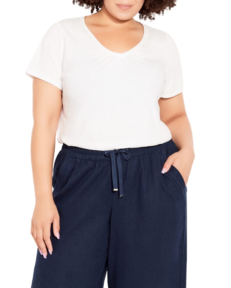 Avenue Wide Leg Crop Pant