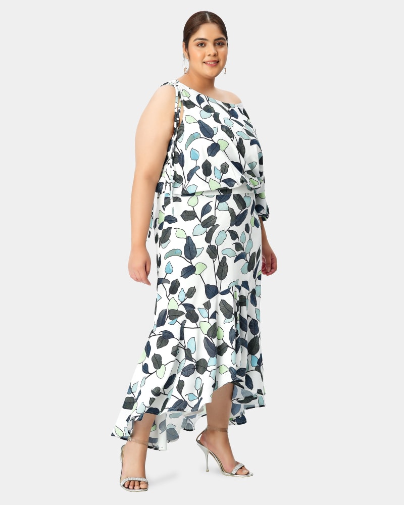 Naked Wardrobe The NW One-Shoulder Maxi Dress - Macy's