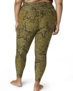 Plus Size Carla Midi Printed Leggings