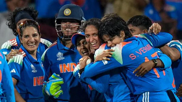 Indian Women's Cricket Team Celebration