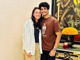 Smriti Mandhana with Palash Muchhal