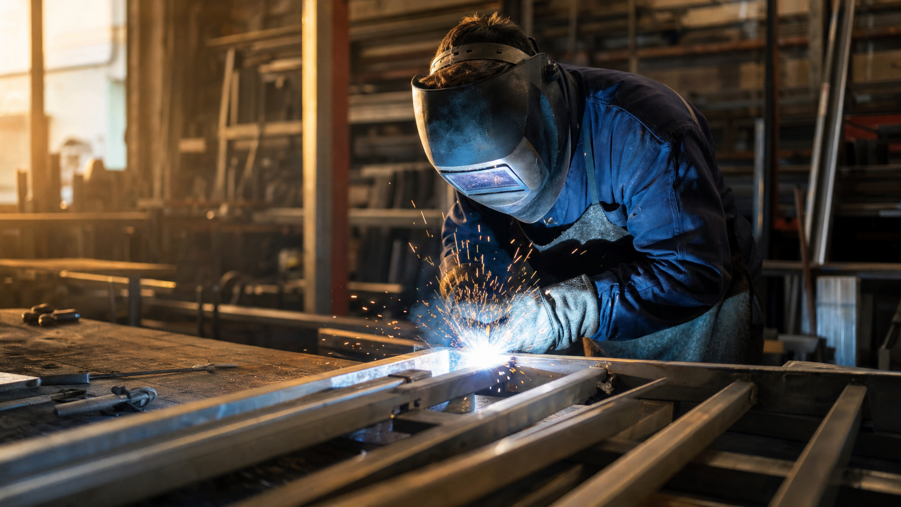 Atelier de fabrication métallique