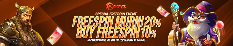 EVENT FREESPIN MURNI 20% & BUY FREESPIN 10%