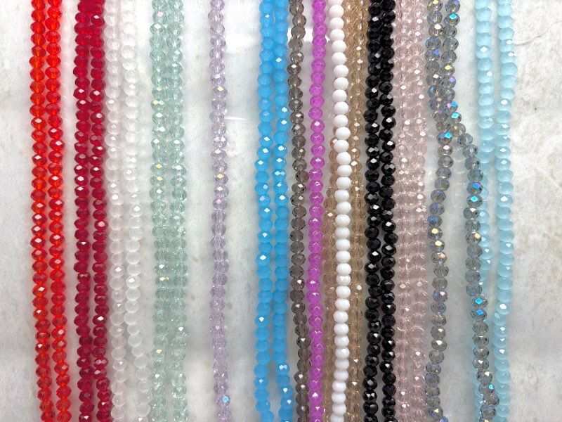Crystal beads 4mm