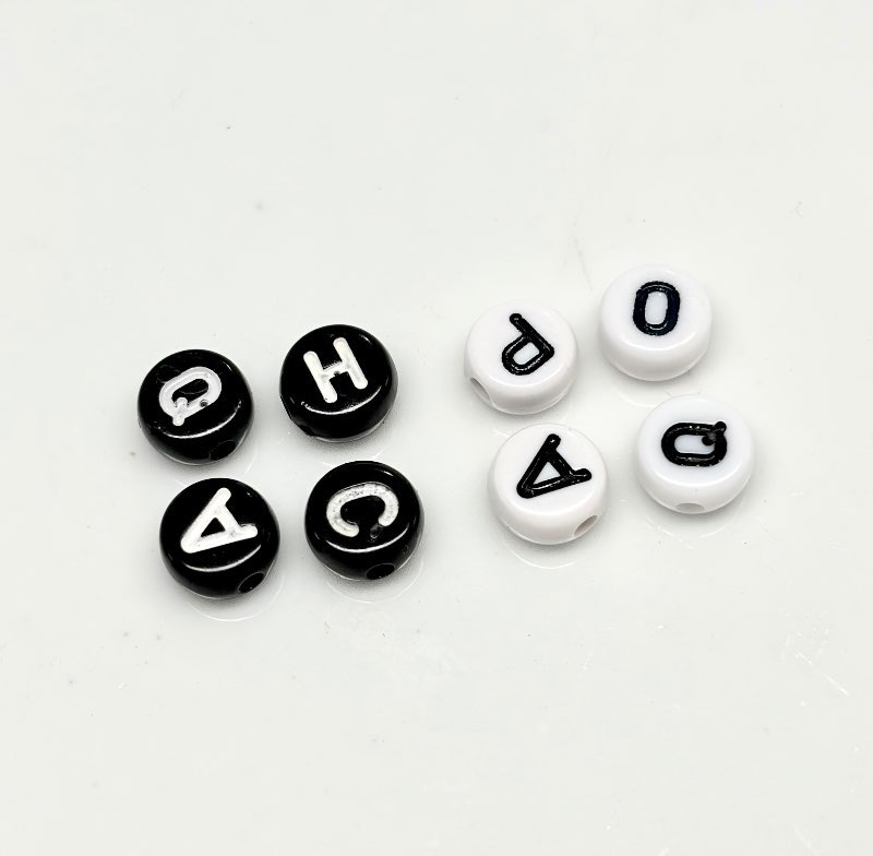 letter beads