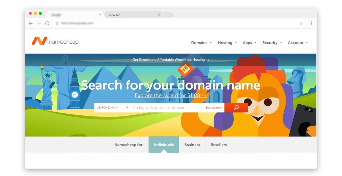 NameCheap coupons and discount on domain names and hosting