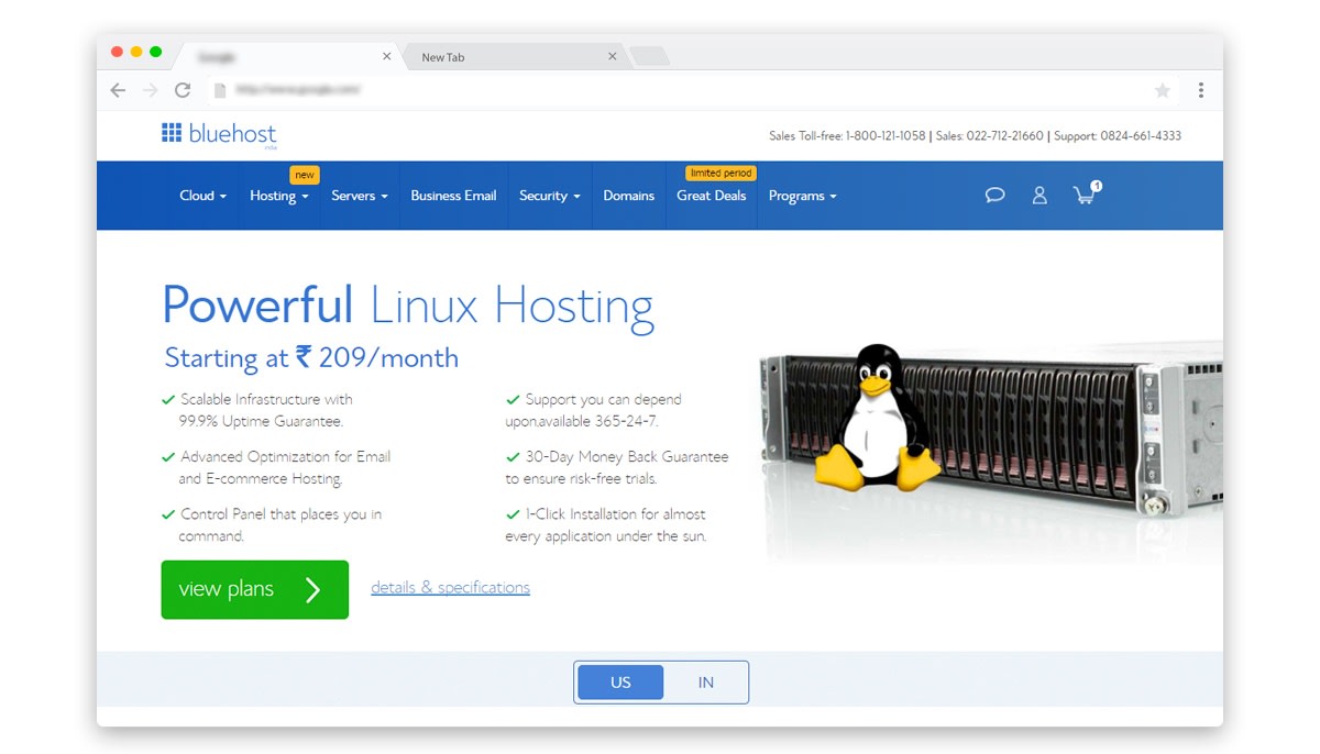 Bluehost India Discount Coupons on hosting plans