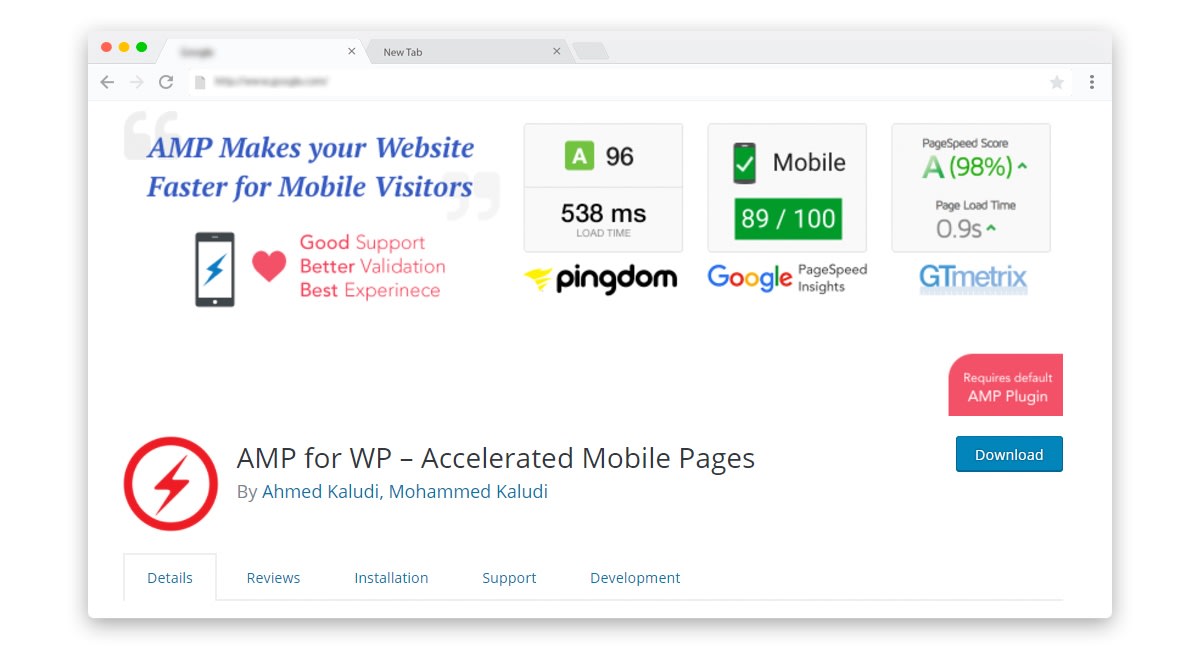 AMP for WP Plugin and Extensions for WordPress AMP