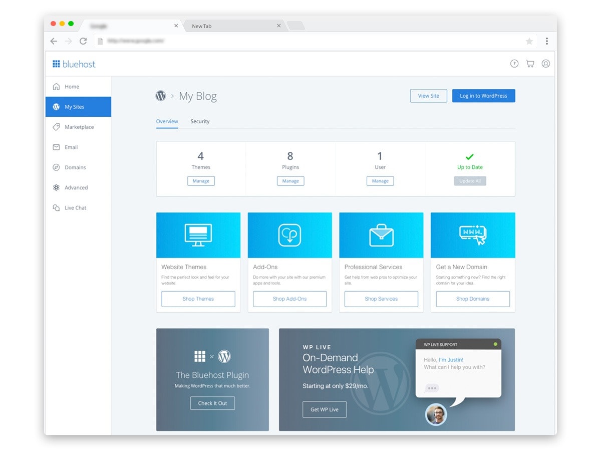 Bluehost WordPress Site Management Bluehost WordPress Site Management