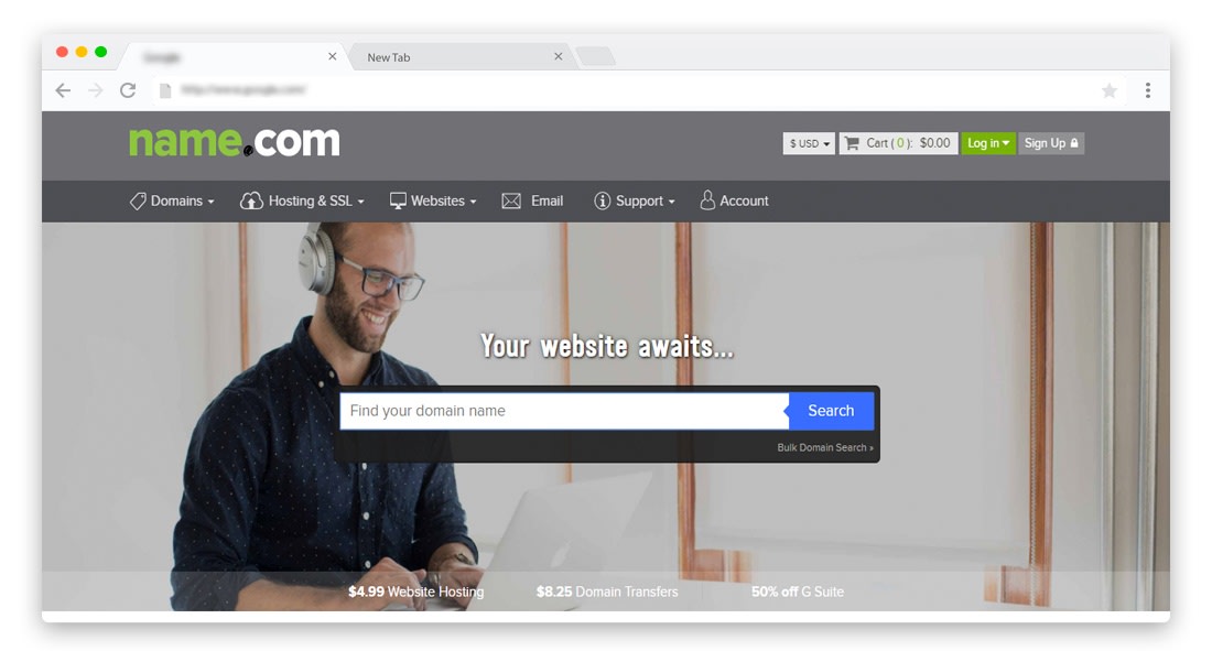 Name.com Domain registrar Features