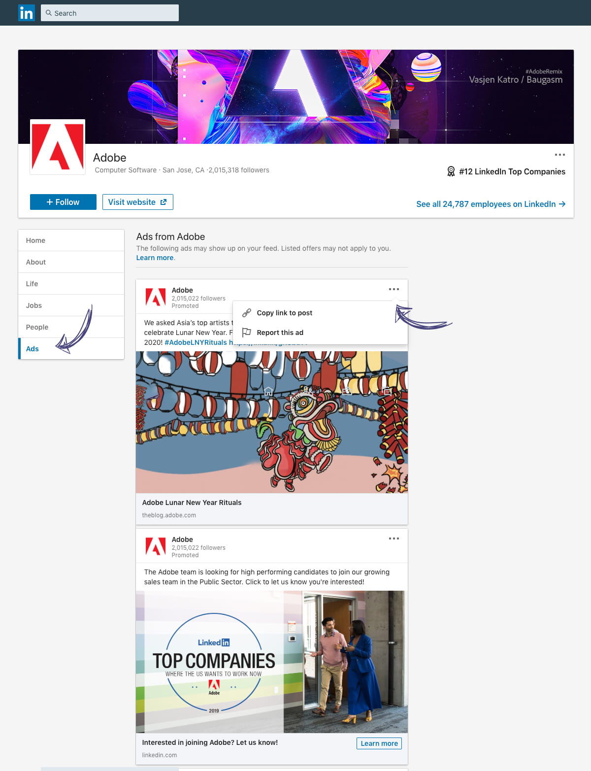 Find competitors ads on LinkedIn for free Find competitors ads on LinkedIn for free