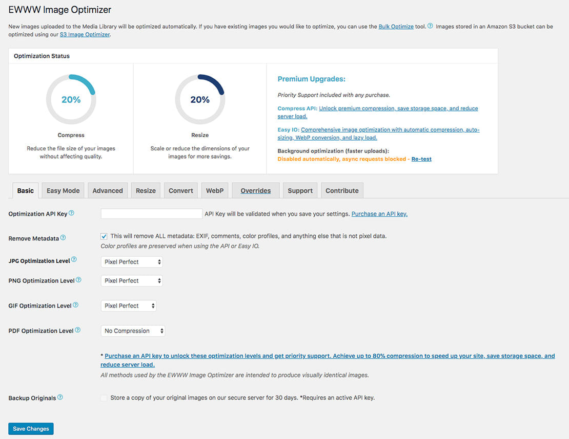 Eww Image Compression and Optimization Plugins for WordPress