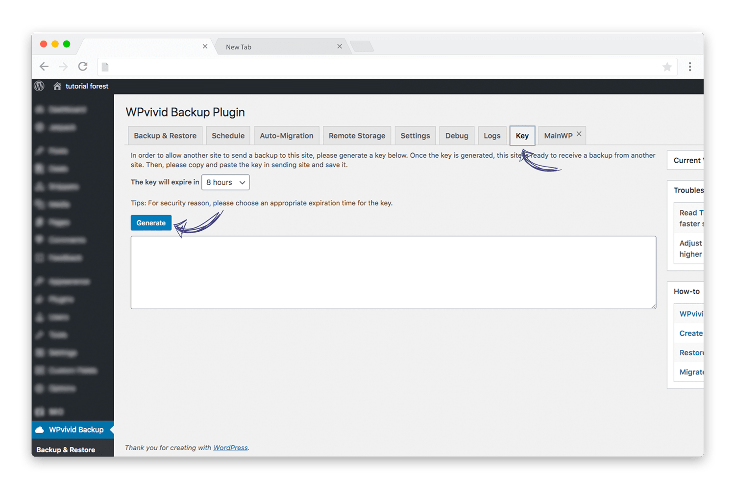 Migrate WordPress sites using WPvivid migrate and backup plugin Migrate WordPress sites using WPvivid migrate and backup plugin