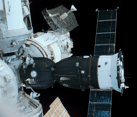 A Soyuz at Mir
Credit: