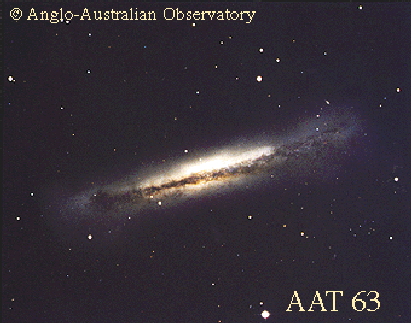 Spiral Galaxy NGC 3628 Edge On
Credit:
