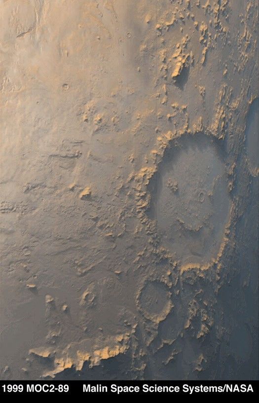 Happy Face Crater on Mars
