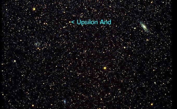 Where is Upsilon Andromedae?