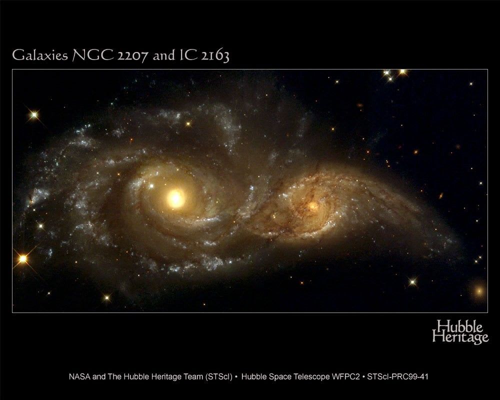 Spiral Galaxies in Collision