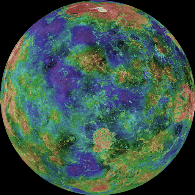 Beneath Venus' Clouds