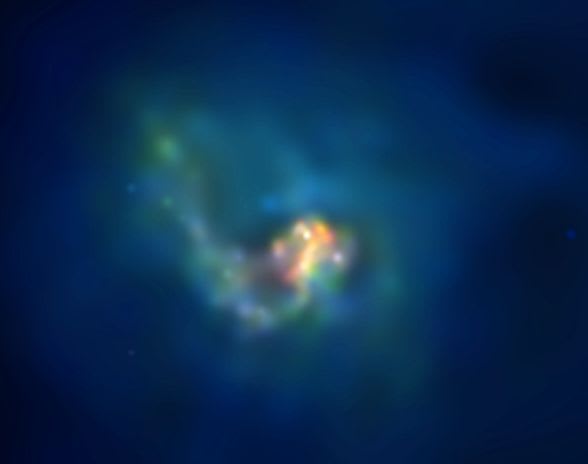Centaurus Galaxy Cluster in X-Rays