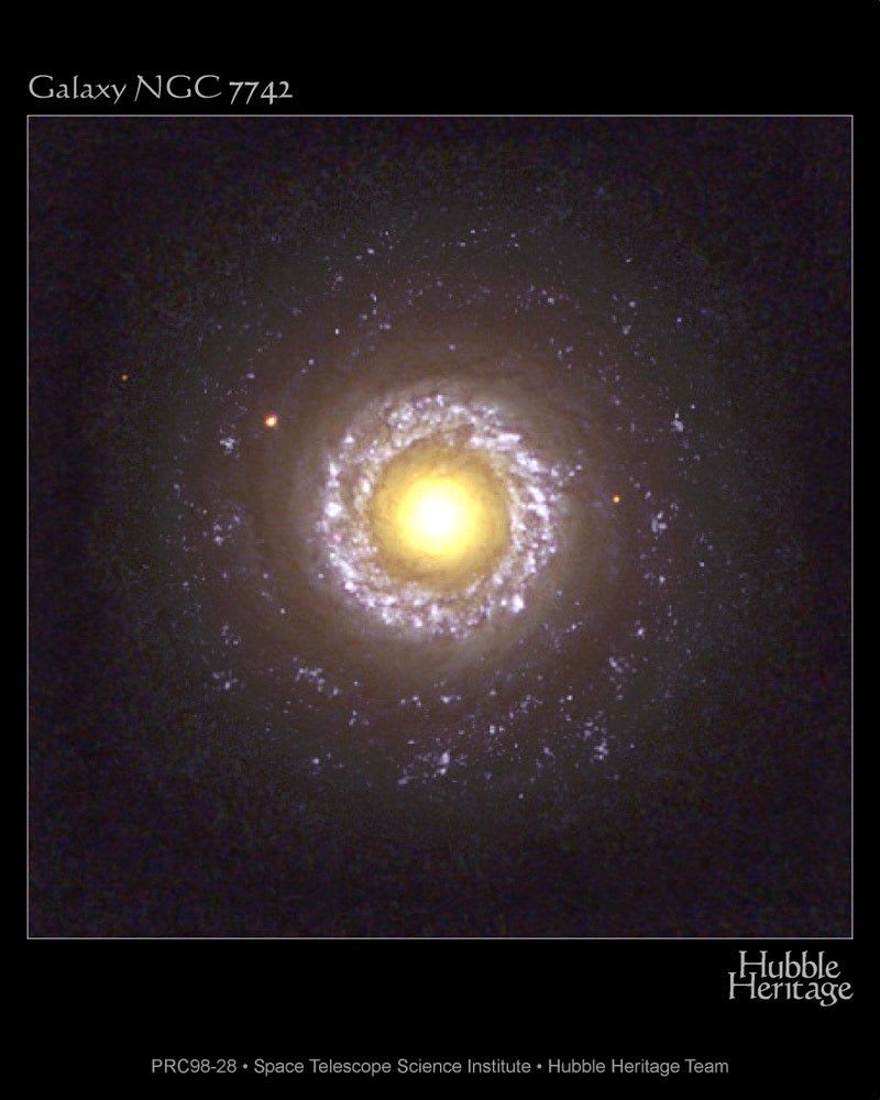 Spiral Galaxy NGC 7742