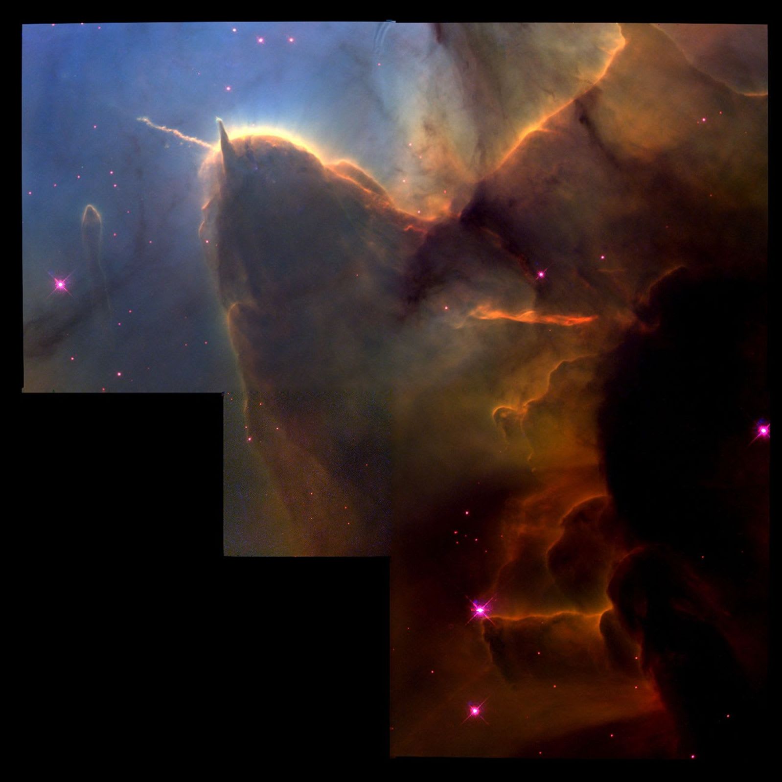 Trifid Pillars & Jets