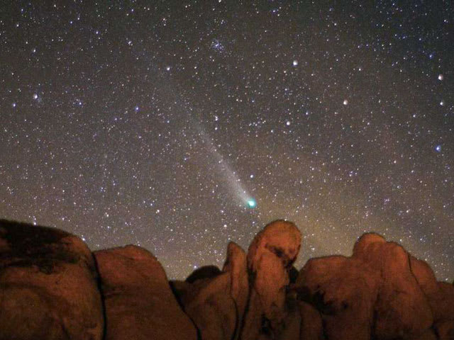 Comet NEAT (Q4) Over Indian Cove