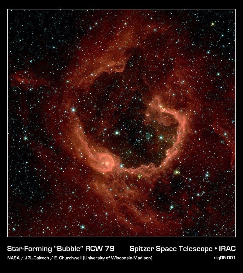 RCW 79: Stars in a Bubble