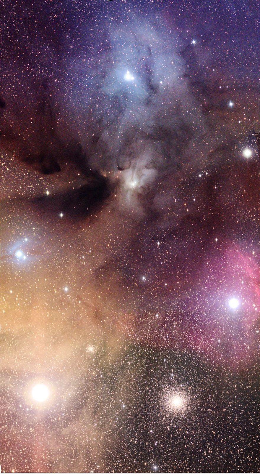 The Colorful Clouds of Rho Ophiuchi