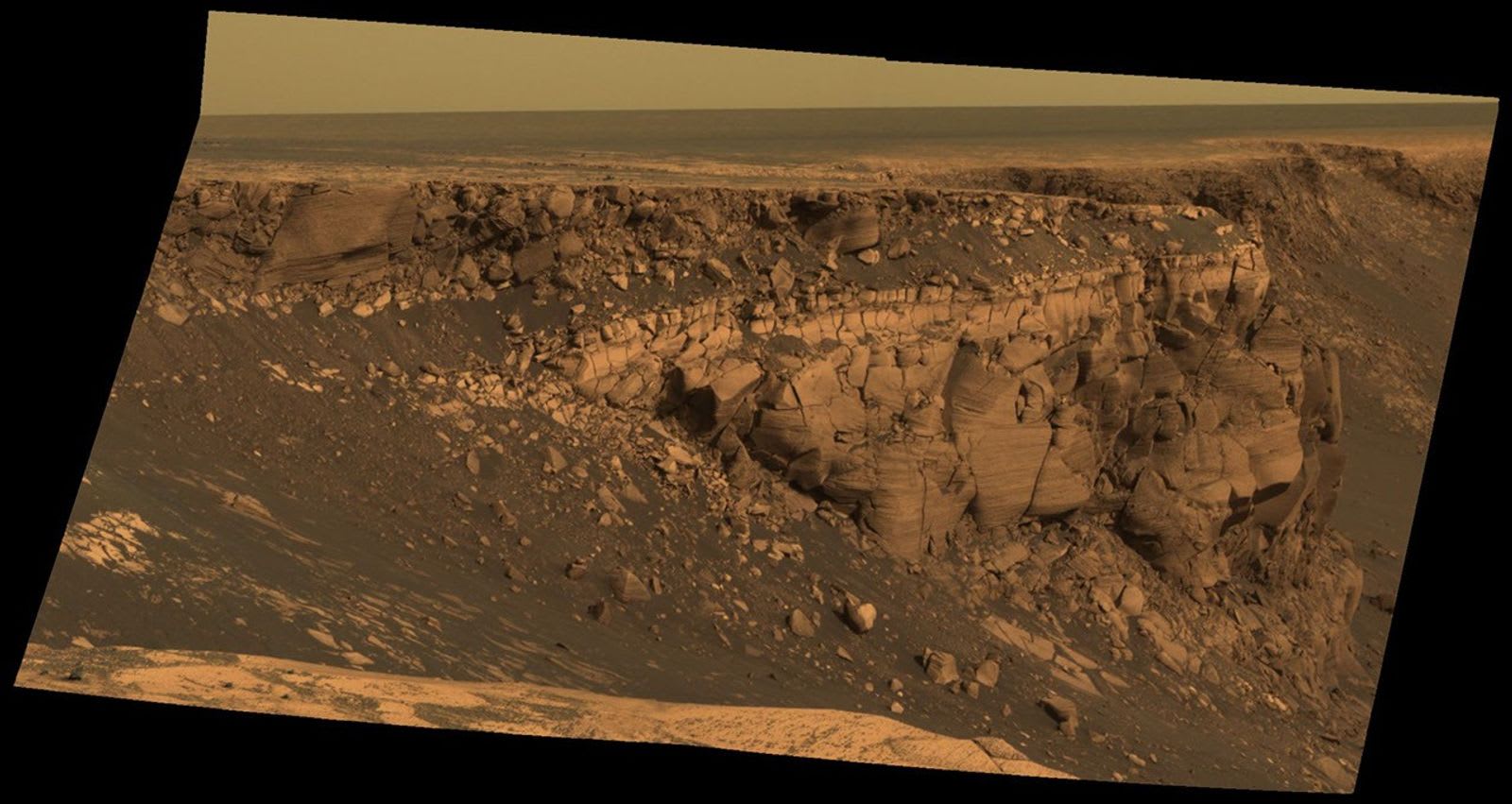 At the Edge of Victoria Crater