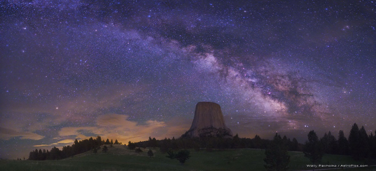 The Milky Way Over Devils Tower